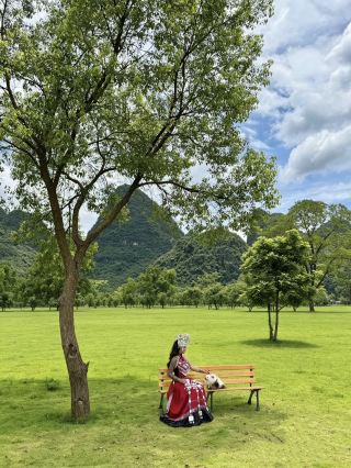 找個週末 在陽朔的山裡放空躺平…