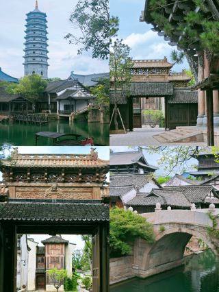 江南の小さな穴場の古鎮、濮院、親子旅行