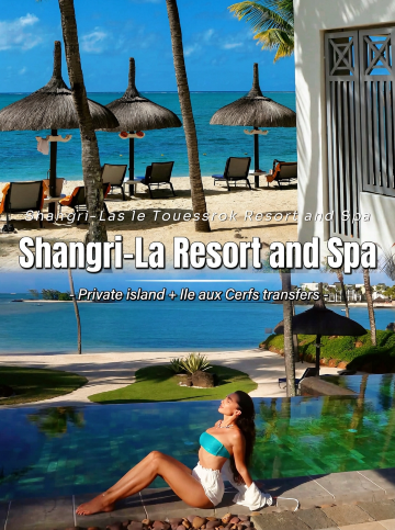 The only Shangri-La in Mauritius with its own private island—the perfect vacation spot