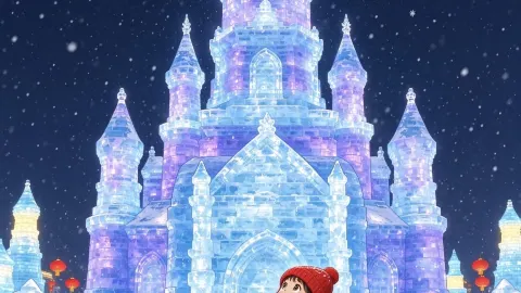 Visit Harbin off-peak! Ice and Snow World x Frozen collaboration—check this out for a comfortable stay with fewer crowds — traveler post in Harbin