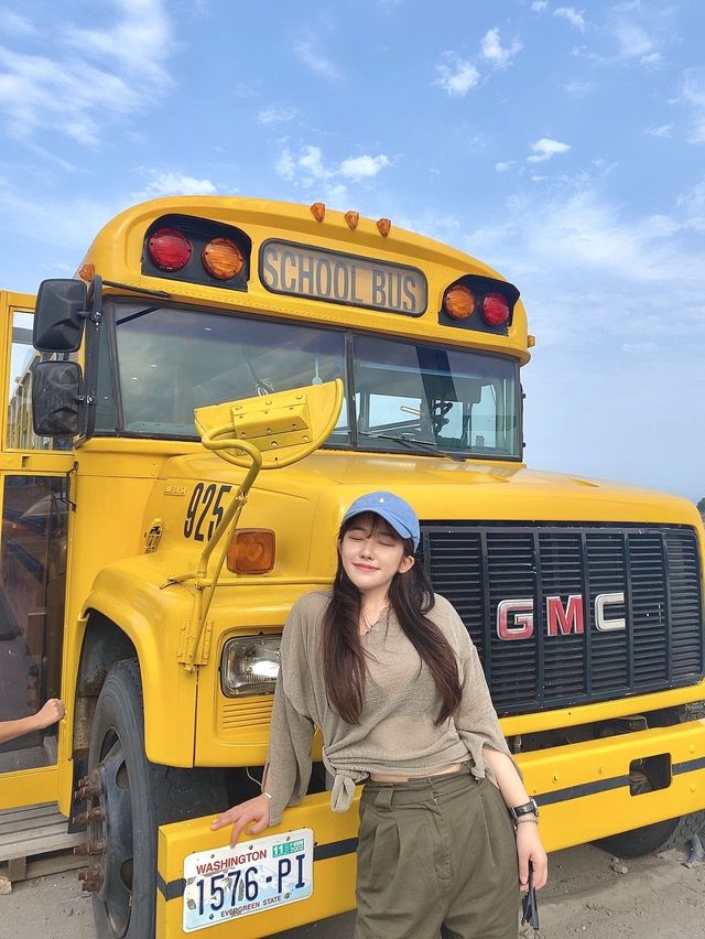 여기가 미국이야 선유도야~?🚌 버스카페
