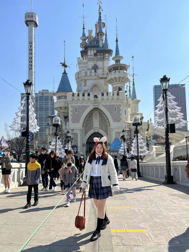 สวนสนุก Lotte world 🎠 ใครมาเกาหลีห้ามพลาด!
