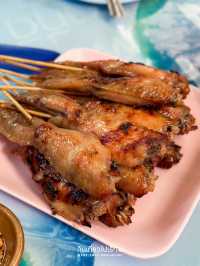🌟ไก่ปิ้งเจ้าเด็ดในร้านส้มตำ ตัวเมืองเชียงราย