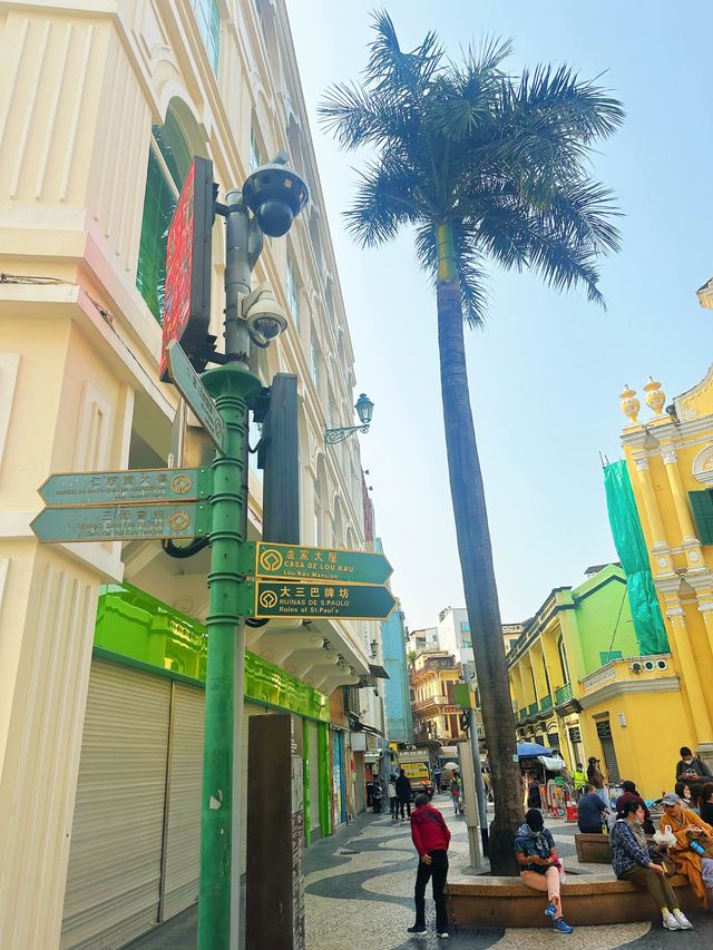 ⭐️澳門標誌性旅遊景點～大三巴牌坊 