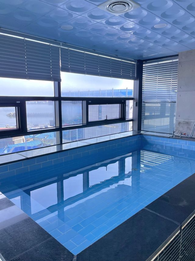 동해바다뷰와함께 미온수 개별 풀장은 행복 🥴💙