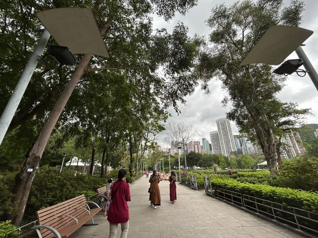 Victoria Park- a big park for events in Hong Kong Island