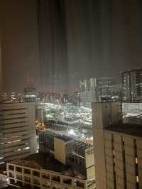 【東京都/品川プリンスホテル】大きな窓で迫力ある夜景