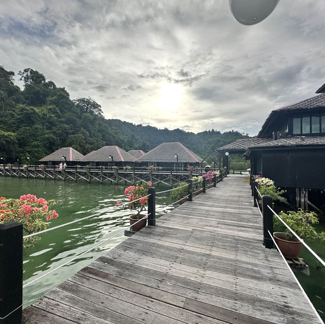 Water bungalows in Sabah