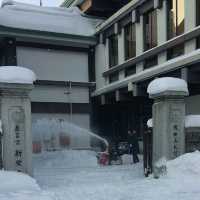冬季步行北海道札幌街景