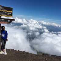 Mount Fuji from the top