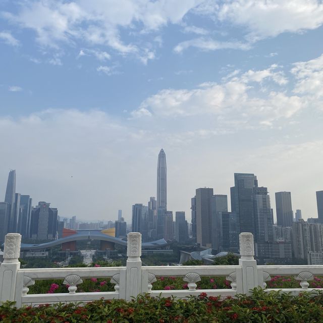 打卡深圳中心蓮花山 輕鬆飽覽福田美景