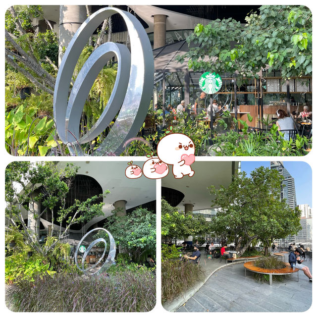「綠意盎然的天空花園，探索美麗的曼谷 Starbucks」