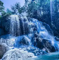 A beautiful hidden waterfall we found!