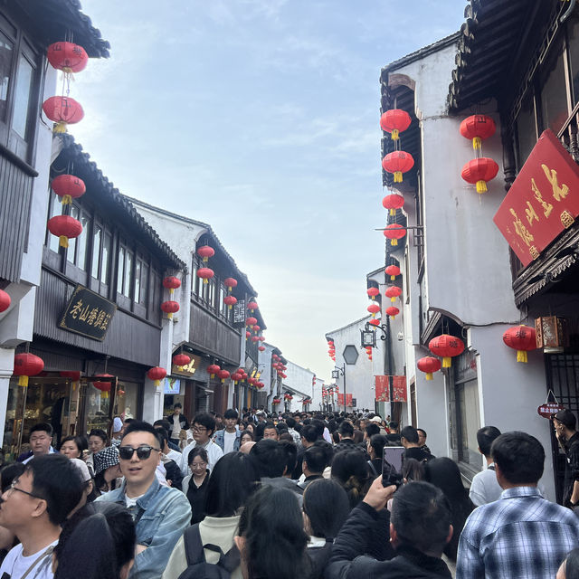 蘇杭旅遊景點｜小橋流水 蘇州老街《七里山塘》千年古鎮歷史區