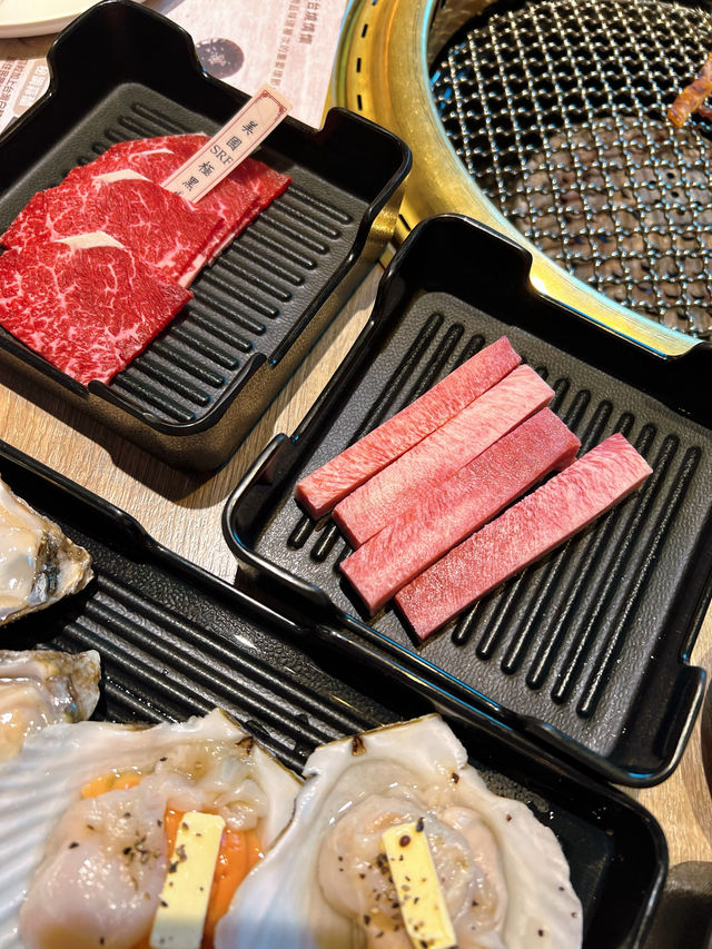 「盡情吃到飽燒肉，價格優惠」