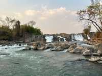Waterfall on Mekong river
