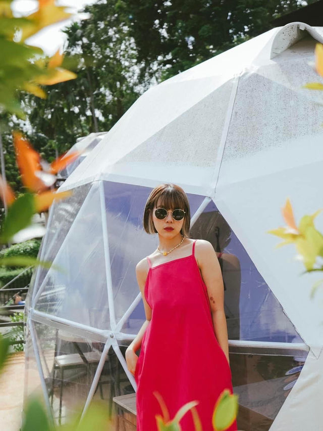 ⛺️ นอนเต็นท์โดมริมแม่น้ำแควที่ Heaven Kwai Resort