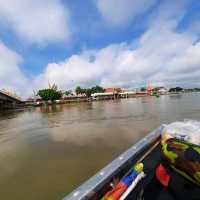 นั่งเรือชมวัด #แม่น้ำท่าจีน #วัดไร่ขิง