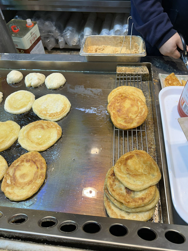 강릉 중앙시장맛집 ”모자호떡“🩵