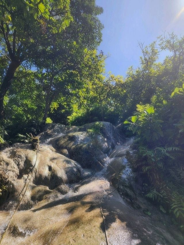 이색 폭포 탐험