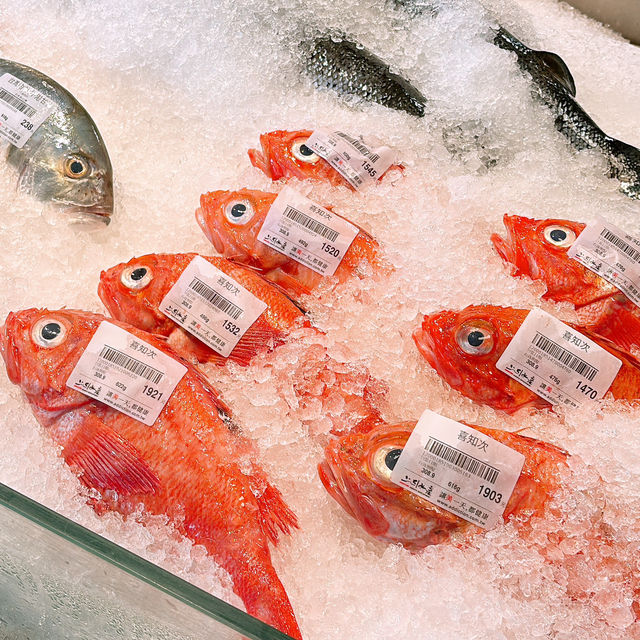台北旅遊景點‼️台北魚市「上引水產」