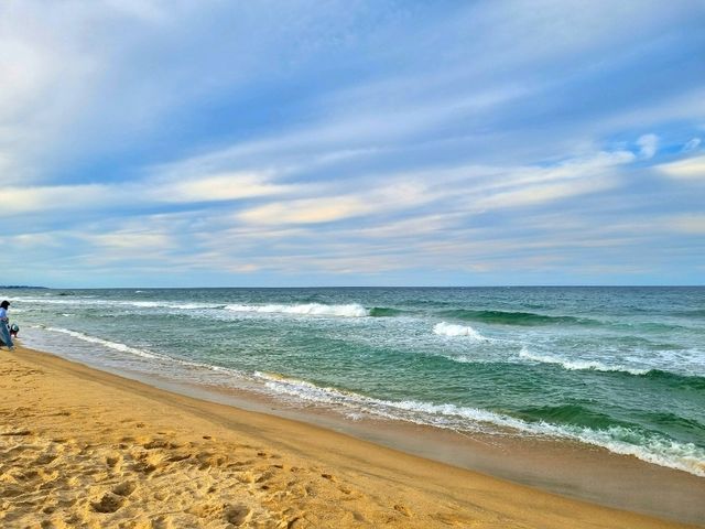 아름다운 주문진 해변에서 힐링🏖