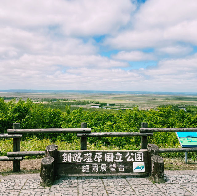 釧路湿原は想像以上に広大。森林浴もできリフレッシュできた