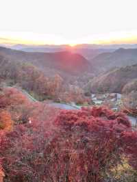 일몰이 아름다운 단풍명소 말티재전망대