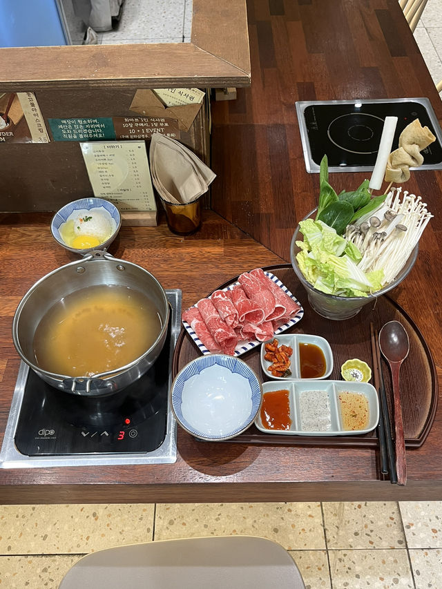 부산에 1인 샤브샤브집이 있다?!