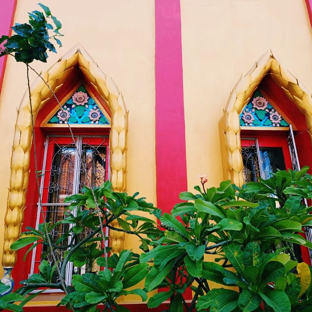泰國曼谷湄南河畔皇家古跡寺廟景點:Wat Wiset Kan，適合拍照📸打卡