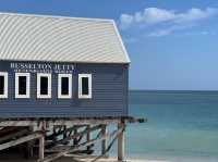 西澳洲必去景點🚂千與千尋海中火車🚂巴瑟爾頓碼頭 Busselton Jetty