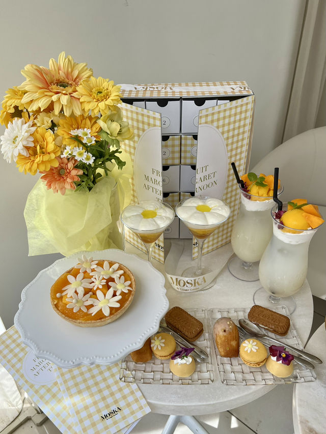 Pretty Afternoon Tea at MOSKA Omotesando🌼