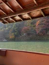 Yakatabune Boat Ride & Oden on a Boat: A Serene Autumn Escape on the Katsura River in Arashimaya