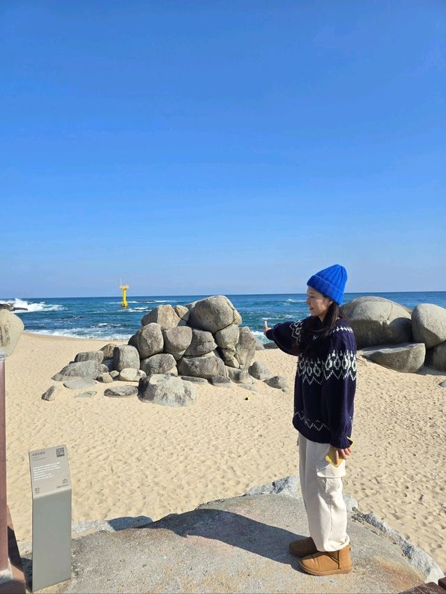 한적하게 즐기기 좋은 강릉 사천해변💙