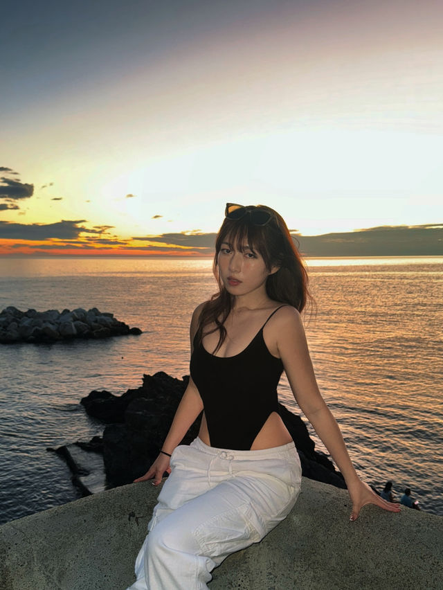 我宣布! 五漁村追到世紀日落🌅 夕陽人生照片💕