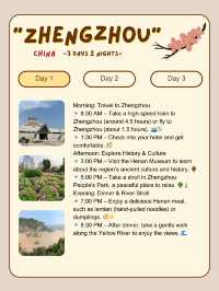 3-Day Relaxing Trip to Zhengzhou