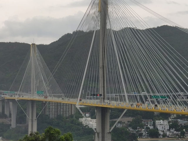 青馬大橋觀景台：情人節的壯麗浪漫