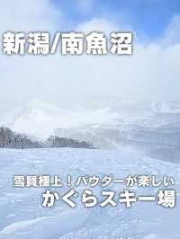 【新潟／南魚沼】雪質極上！パウダーが楽しい「かぐらスキー場」⁡