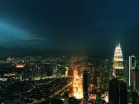 Golden Hour to City Lights at KL Tower! 🌅🌃