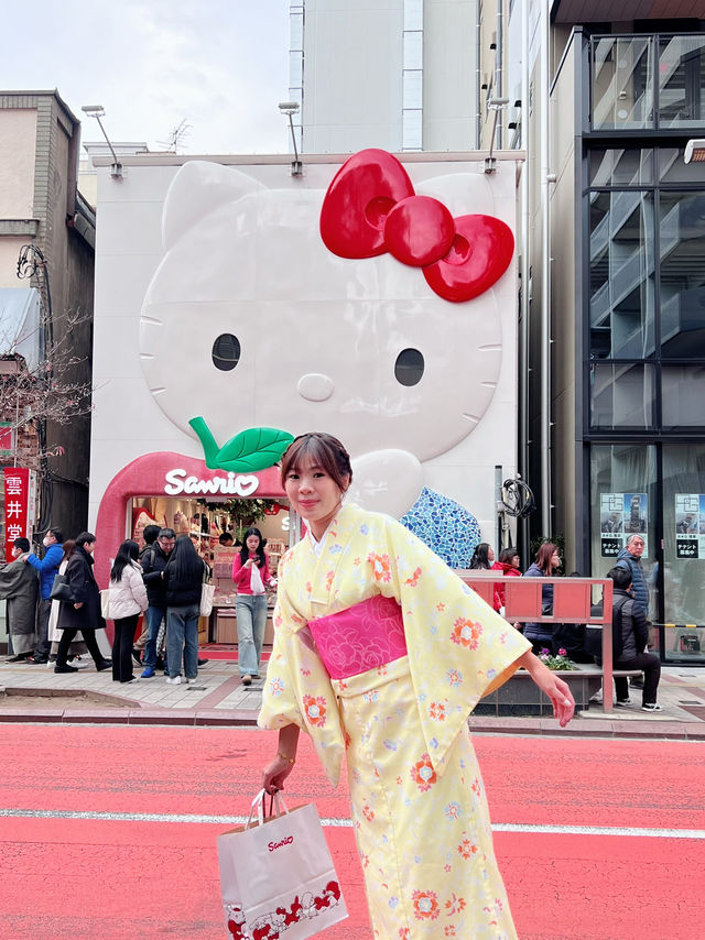 Sensoji Chic: Where Hello Kitty Meets Orange Street 🍊