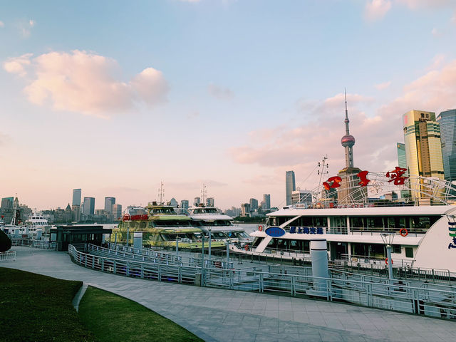 Golden Hour on the Huangpu River