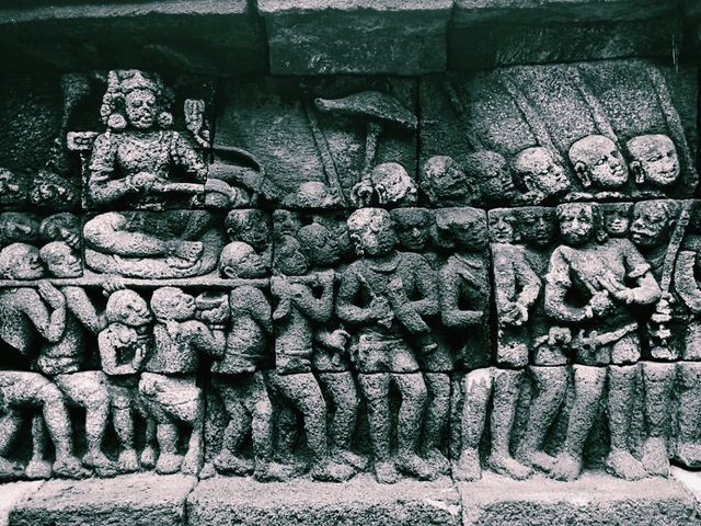 印度尼西亞馬格朗著名景點：婆羅浮屠 Candi Borobudur，適合打卡拍照📸