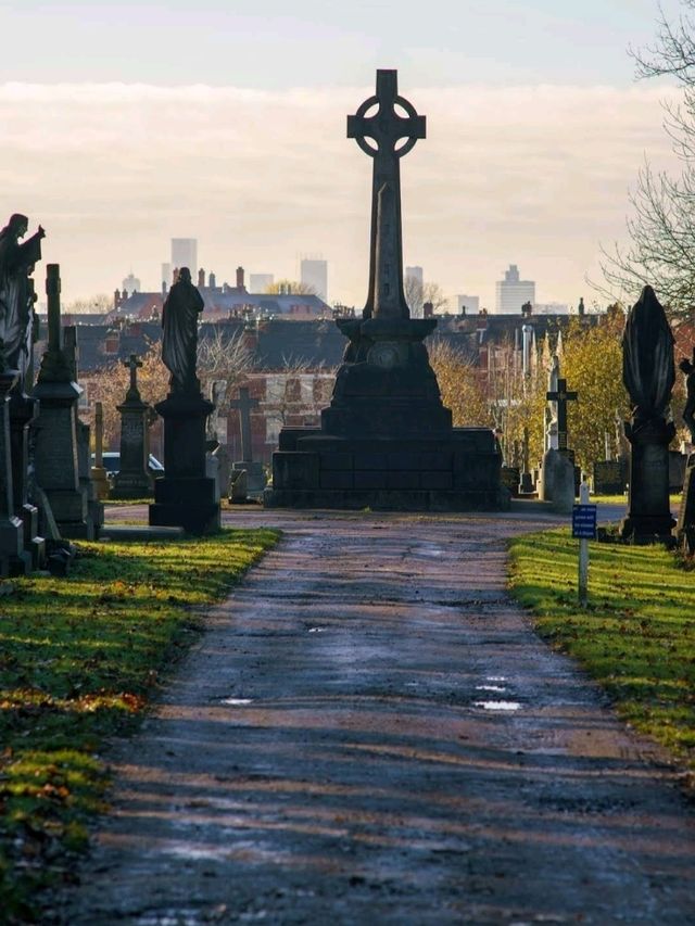 Golden Silence: Sunset Walk in St Joseph’s Churchyard