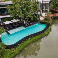 ที่พักติดริมคลอง บรรยากาศส่วนตัว อัมพวา