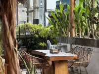 Neighborhood cafe in southwest Lembongan