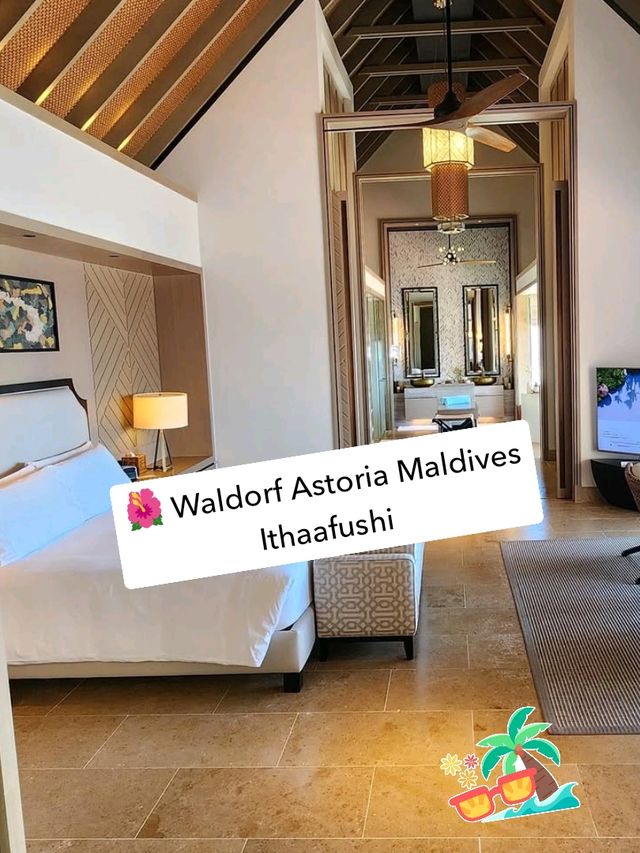 🌺 Waldorf Astoria Maldives Ithaafushi – Your Private Island Fantasy 🐬🌅