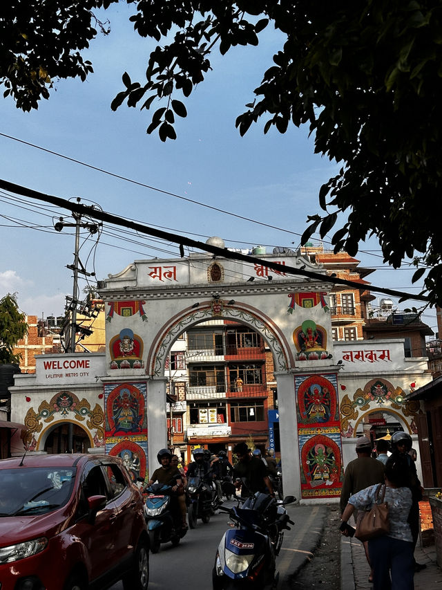 Patan Dhoka is the main entrance to Patan Durbar Square