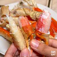 บุฟเฟ่ต์ขาปูหิมะ  กุ้งเผา Seafood เพียบ!