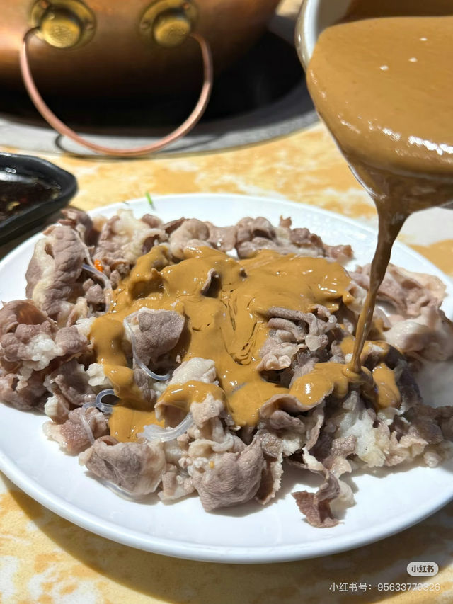 珠海也能吃到正宗的北京涮肉  💕 炭火銅爐的火鍋-東來順p