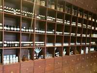 The Le Labo Qi Shi Room, a traditional apothecary style fragrance lab